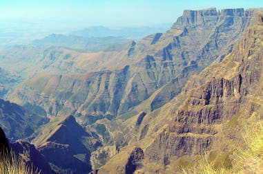 View of Drakensberg Mountains