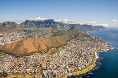 Panoramic view of Cape Town