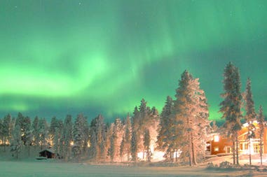 Aurora boreale in Svezia