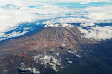 Vista del Monte Kilimangiaro in Tanzania