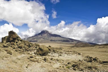 Campeggio a Kibo sul Monte Kilimangiaro in Tanzania