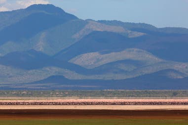 View of a landscape in Tanzania