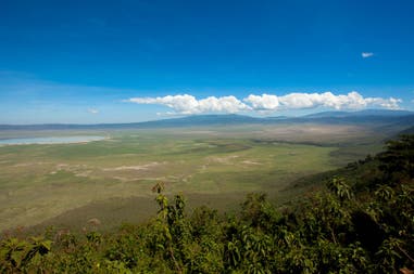 View of the landscape in Tanzania