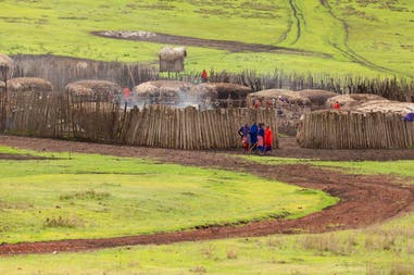 Beautiful landscape during a Safari in Tanzania