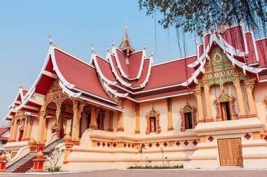 Laos Vientiane Golden temple
