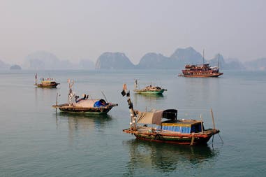 Case dei Pescatori di Halong in Vietnam