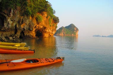 Paesaggio dell'Halong bay in Vietnam