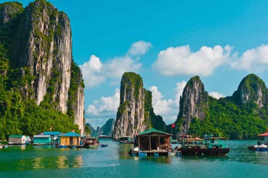 Paesaggio ad Halong Bay in Vietnam