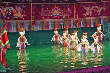 Il Water Puppets Show ad Hanoi in Vietnam