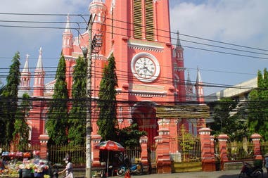 Church in Saigon in Vietnam