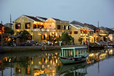 View of the city of Hoian in Vietnam