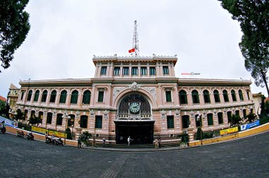 View of the central post in Vietnam