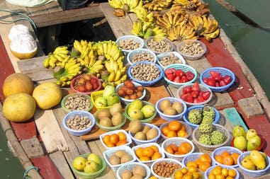 Vietnam floating market