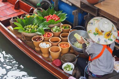 Vietnam floating market