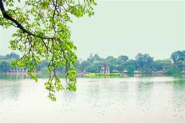 The Sword lake of Hanoi in Vietnam