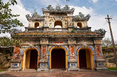 Entrance in citadel Hue in Vietnam