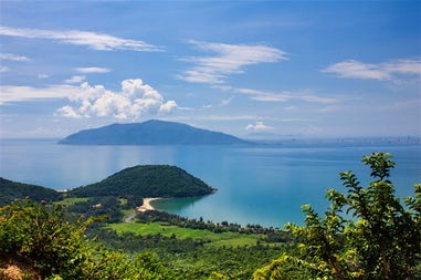Panorama di Da Nang in Vietnam