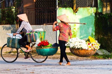 Daily life scene in Vietnam