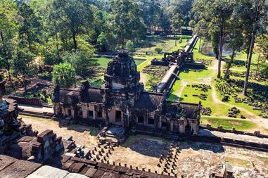 Khmer temple di Angkor in Cambogia