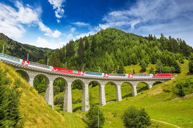 Bernina Express tour starting from Bergamo