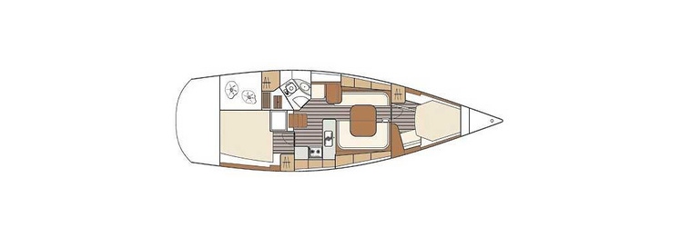 Layout of the Wauquiez Centurion 40