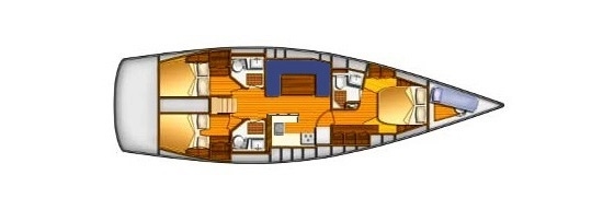 Layout del Comet 52 RS / Relight