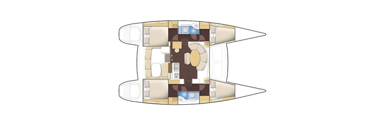 Layout of the Lagoon 380