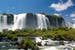 View of the Iguassu Falls in Argentina