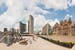 View of the Nathan Phillips Square in Toronto in Canada