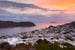 Tramonto a Patmos in Grecia, Dodecaneso