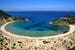 Un'insenatura nel mare greco nella regione di Messenia