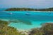 Crystalclear sea of Tobago Cays in the Lesser Antilles in the Caribbean Sea