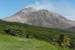 Vista del vulcano Soufriere Hills a Montserrat