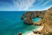 Sea in Algarve in Portugal