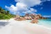 Seychelles beach White beach at the Seychelles
