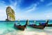 Crystal-clear sea in Thailand