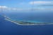 View from above of Tuvalu island