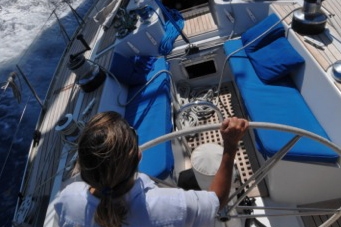 On board of Grand Soleil 46 /  Penne Bianche