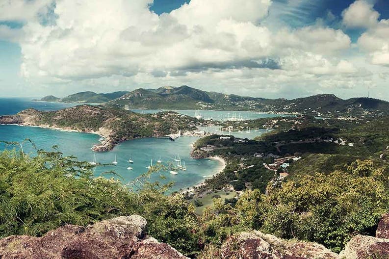 Flamouth bay in Antigua