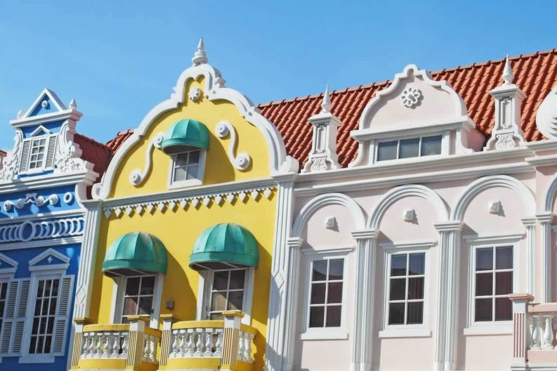 Tipica architettura nell'isola di Aruba