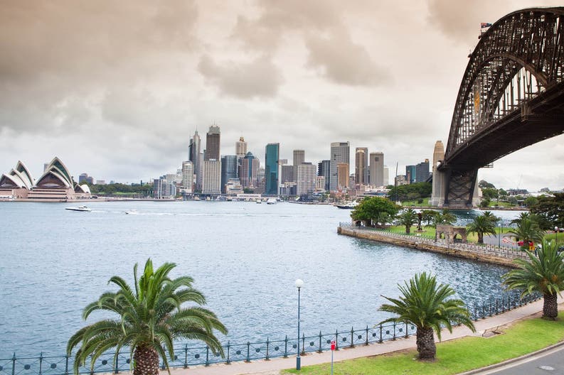 Paesaggio di Sidney in Australia