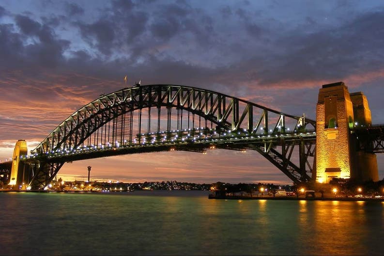 Il SydneyHarbour Bridge a Sydney in Australia