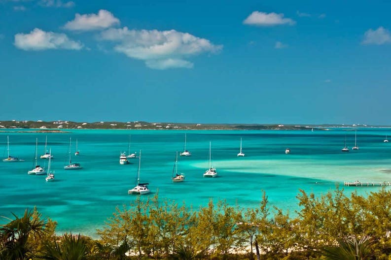 The Bahamas marine landscape Marine landscape at the Bahamas