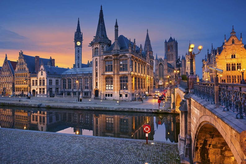 belgium-ghent-twilight