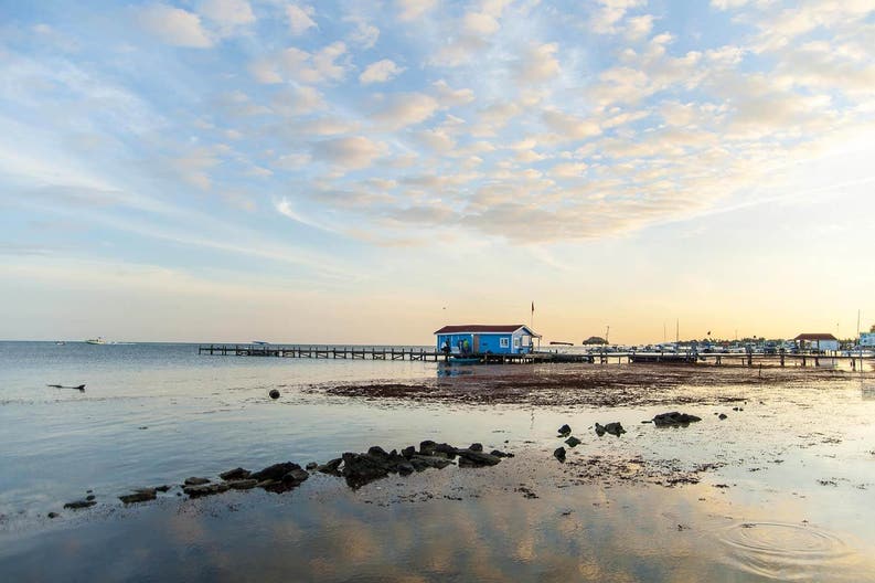 Belize San Pedro pontile