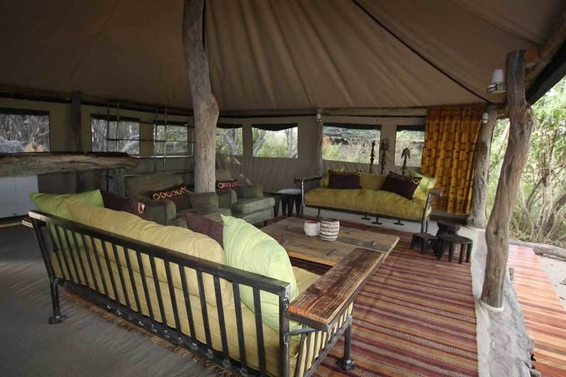 Bar of Sango Safari Camp in Botswana