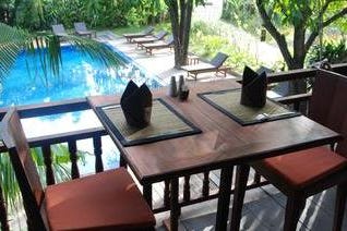 Restaurant of the Sambor Village in Kompong Thom in Cambodia