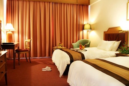 Bedroom of the Sunway Phnom Penh in Cambodia