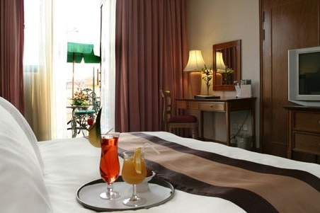 Bedroom of the Sunway Phnom Penh in Cambodia