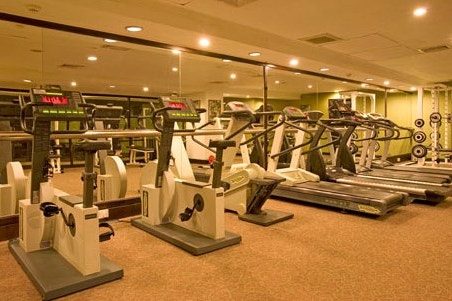 Fitness room of the Sunway Phnom Penh in Cambodia
